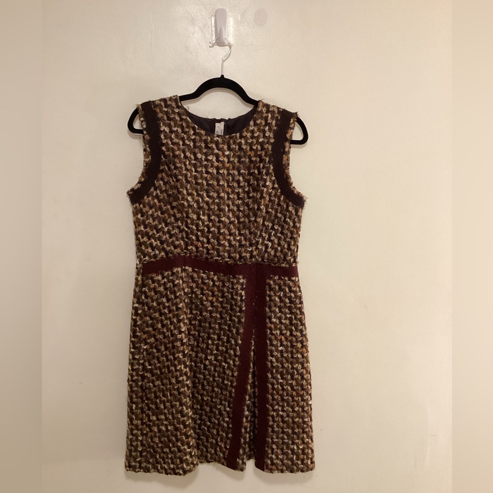 Prada Brown Vintage Knee-Length Dress
